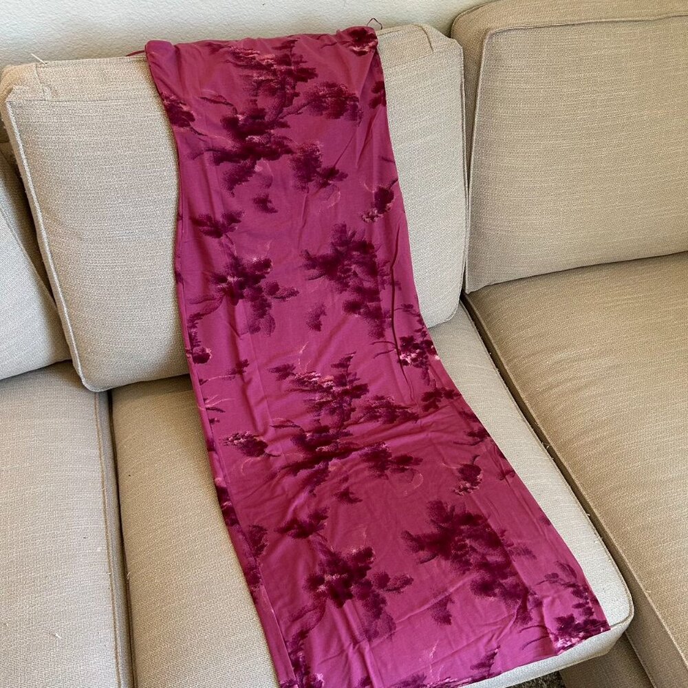 Reformation Mauve & Plum Floral Midi Dress - Picture 4 of 8